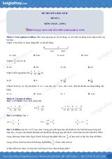 Đề thi giữa kì 2 Toán 6 - Đề số 4 - Kết nối tri thức